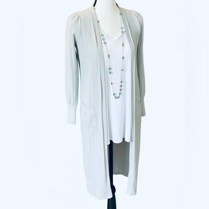 Express Slate Blue Gray Light Cable Knit Cardigan - XS, Great Condition